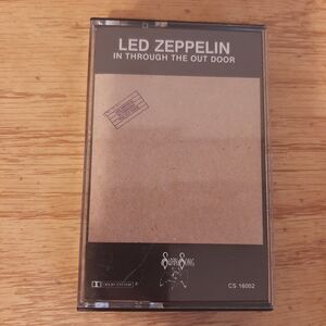 Vtg 1979 Cassette Tape Led Zeppelin In Through the Out Door Swan Song CS  16002